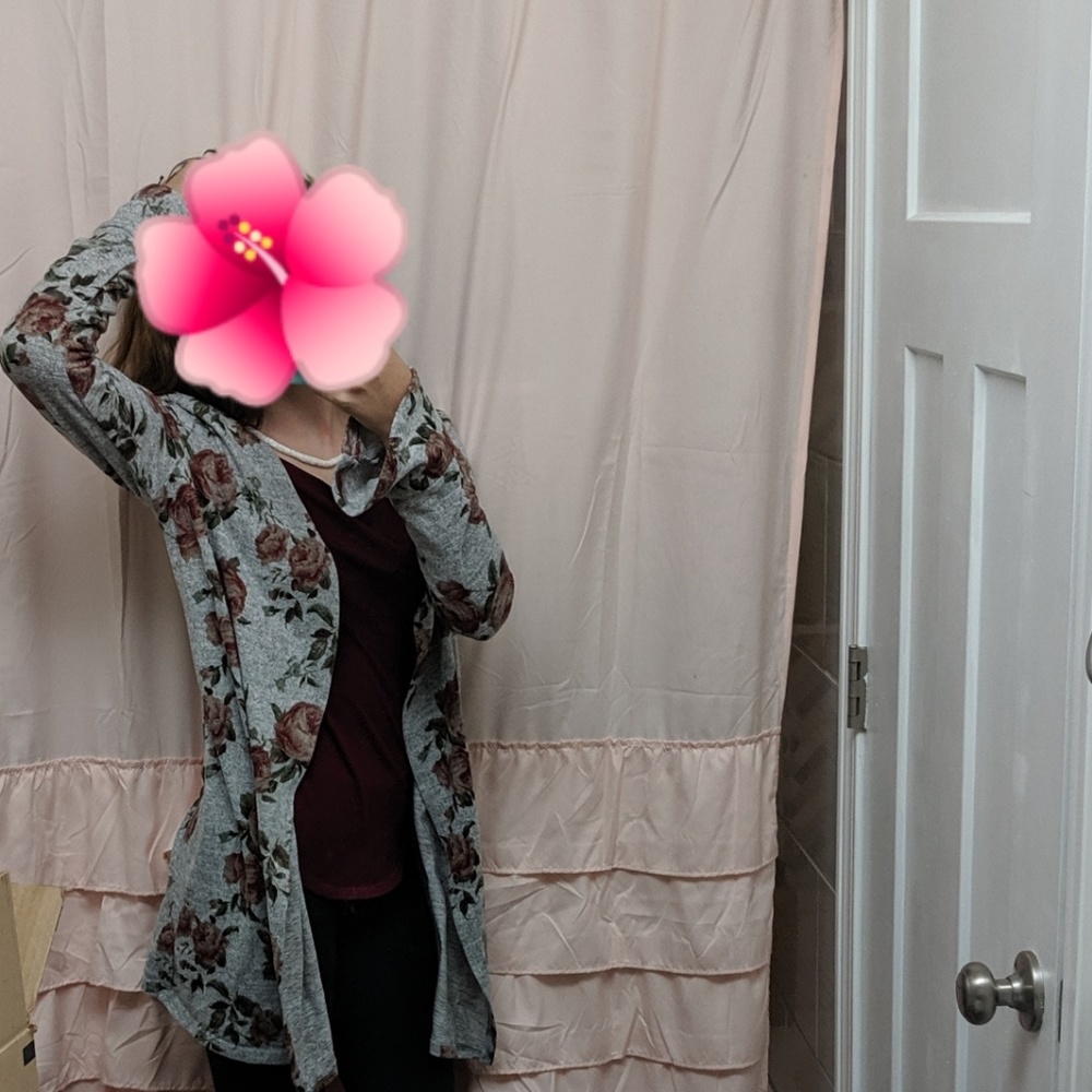 Floral cardigan